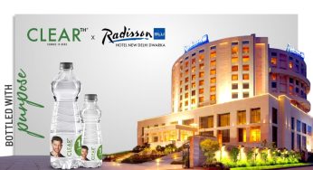 CLEAR Premium Water and Radisson Blu New Delhi – Dwarka Announce a First-of-Its-Kind Exclusive rPET Partnership in Hospitality