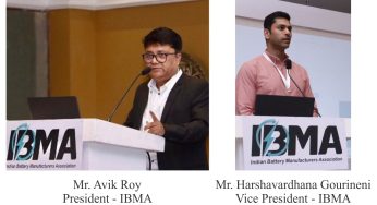 Indian Battery Manufacturers Association Appoints Avik Roy as President and Harshavardhana Gourineni as Vice President