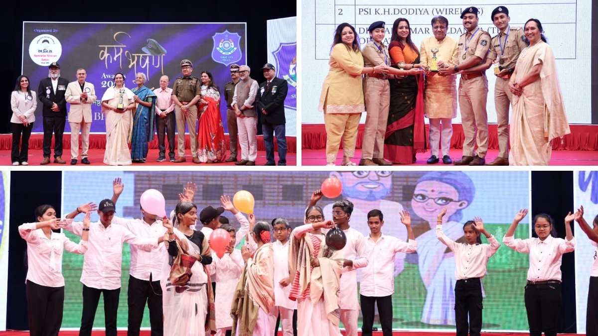 Surat Police Recognised for Outstanding Service at the ‘Karm Bhushan Award 2025’ Ceremony