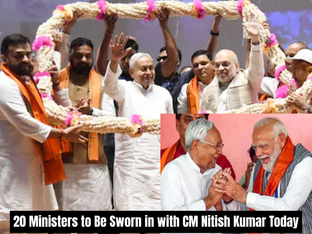 Bihar Awaits New Government: 20 Ministers to Be Sworn in with CM Nitish Kumar Today