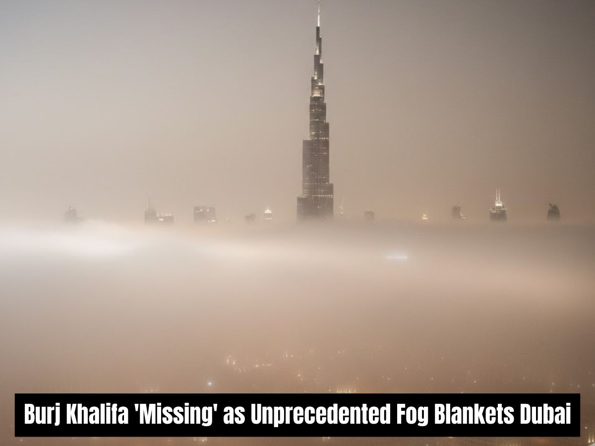 ‘Dubai aaj Dilli ho rakha hai’: Dense Fog Hides Burj Khalifa, Sparks Delhi Comparisons
