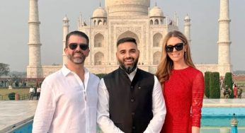 Trump Jr. in Udaipur After Taj Mahal Visit, Continues Indian Sojourn