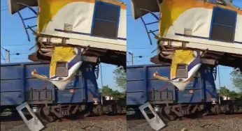 Chhattisgarh Train Accident: Passenger Train Collides with Goods Train, 10 Feared Dead | Watch