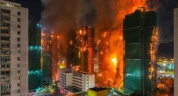 Hong Kong’s Five-Alarm Tower Blaze Kills 44, Triggers Mass Rescue Operation
