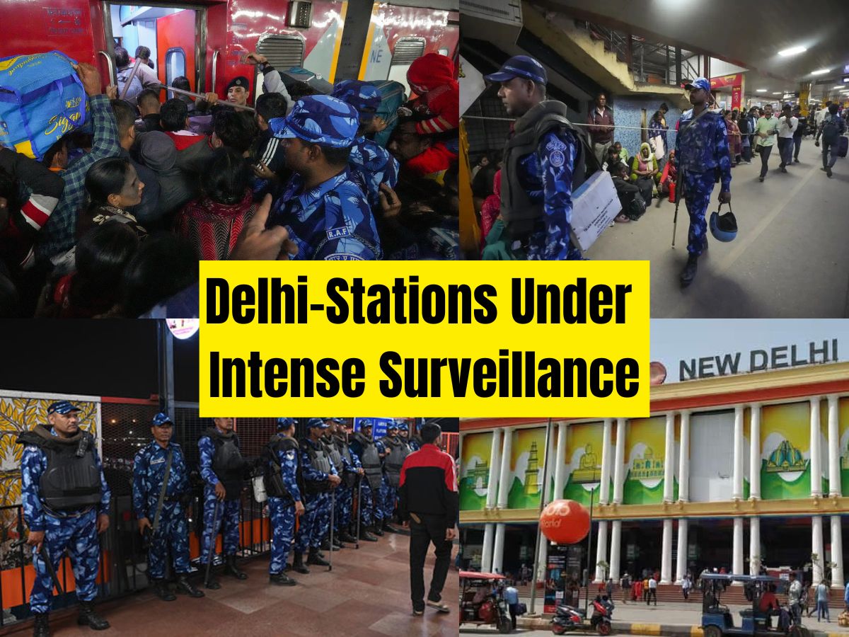 Delhi on High Alert: Security Tightened at Every Delhi-NCR Station Post-Blast