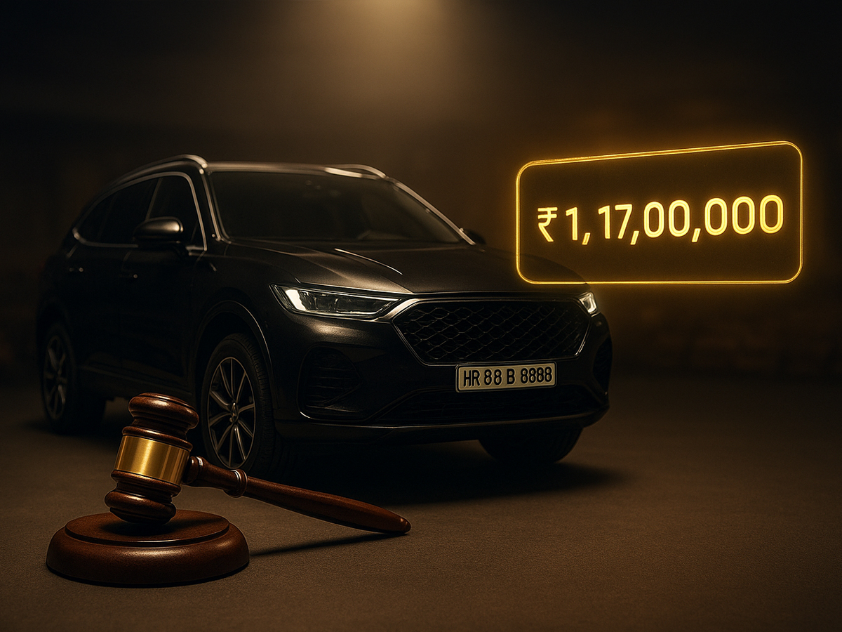 Did HR88B8888 Really Sell for ₹1.17 Crore? Viral VIP Number Plate Claim Raises Questions