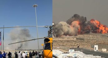 IAF Tejas Fighter Jet Crashes During Demo at Dubai Air Show; Probe Underway | Watch