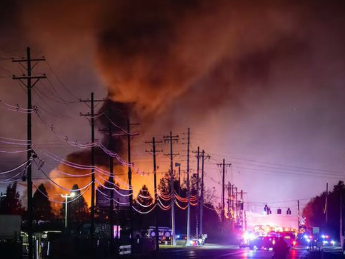 UPS Cargo Plane CCTV Footage: Jet Bursts while Taking off from Louisville’s International Airport | WATCH