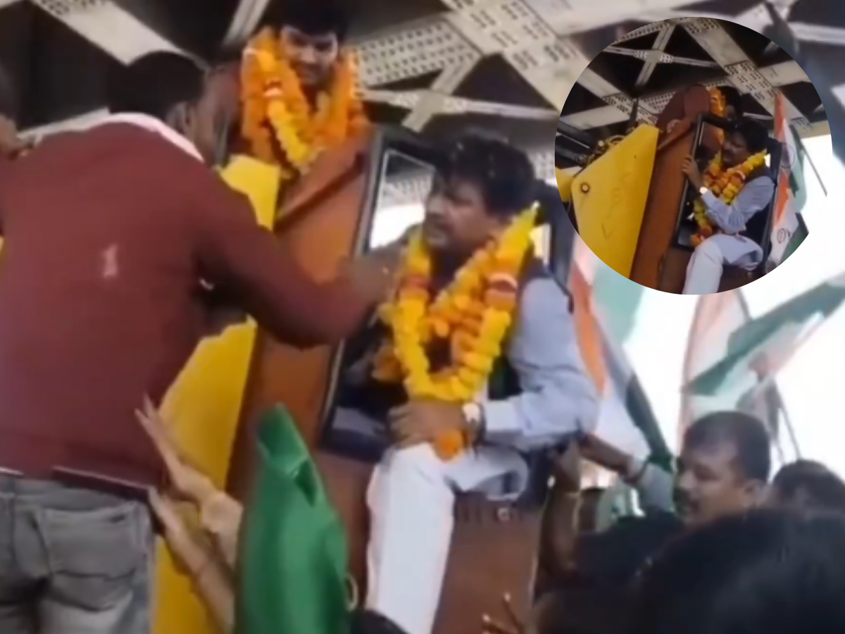 BJP MP Ganesh Singh Caught on Camera Slapping Municipal Worker| WATCH