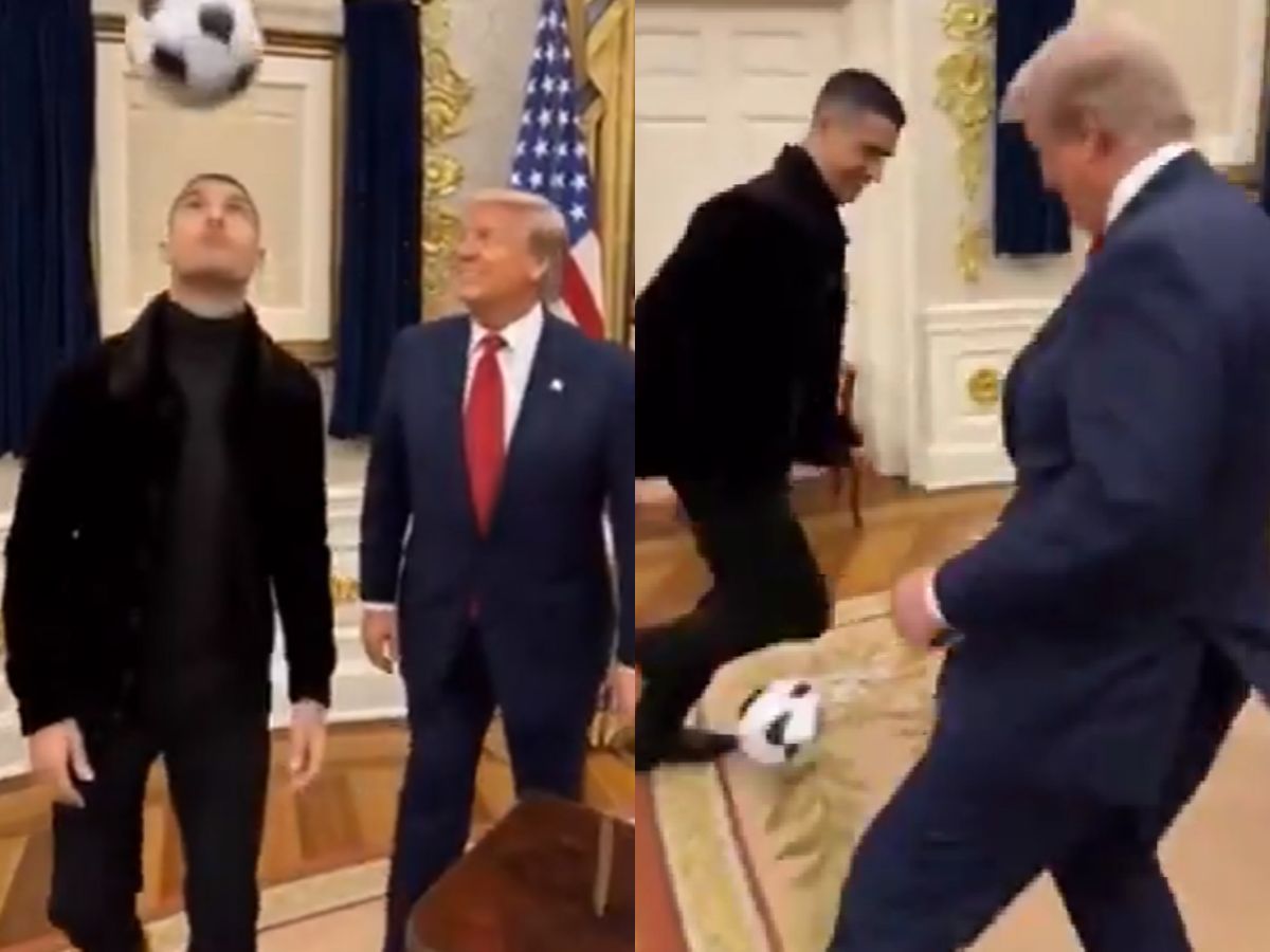 AI Video of Trump Playing Football With Ronaldo Sparks Massive Online Reaction | WATCH