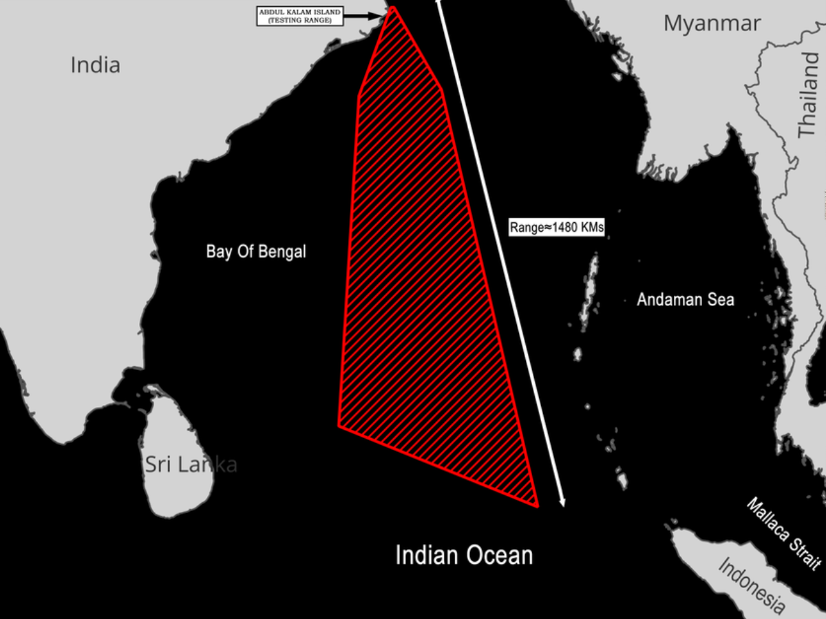 India Issues NOTAM Over Bay of Bengal, Likely Missile Test Between December 6–8