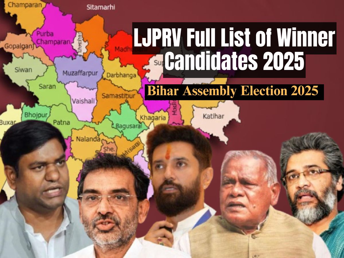 Check Full list of LJPRV Winner Candidates | Bihar Assembly Election Results 2025 (results.eci.gov.in)