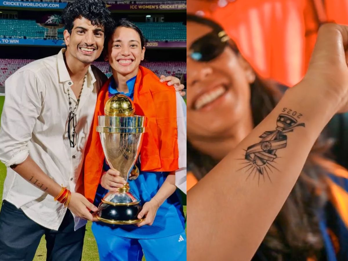 Smriti Mandhana Gets ‘World Cup Trophy’ Tattoo After India’s Historic Win, Joins Harmanpreet Kaur | Photo Inside