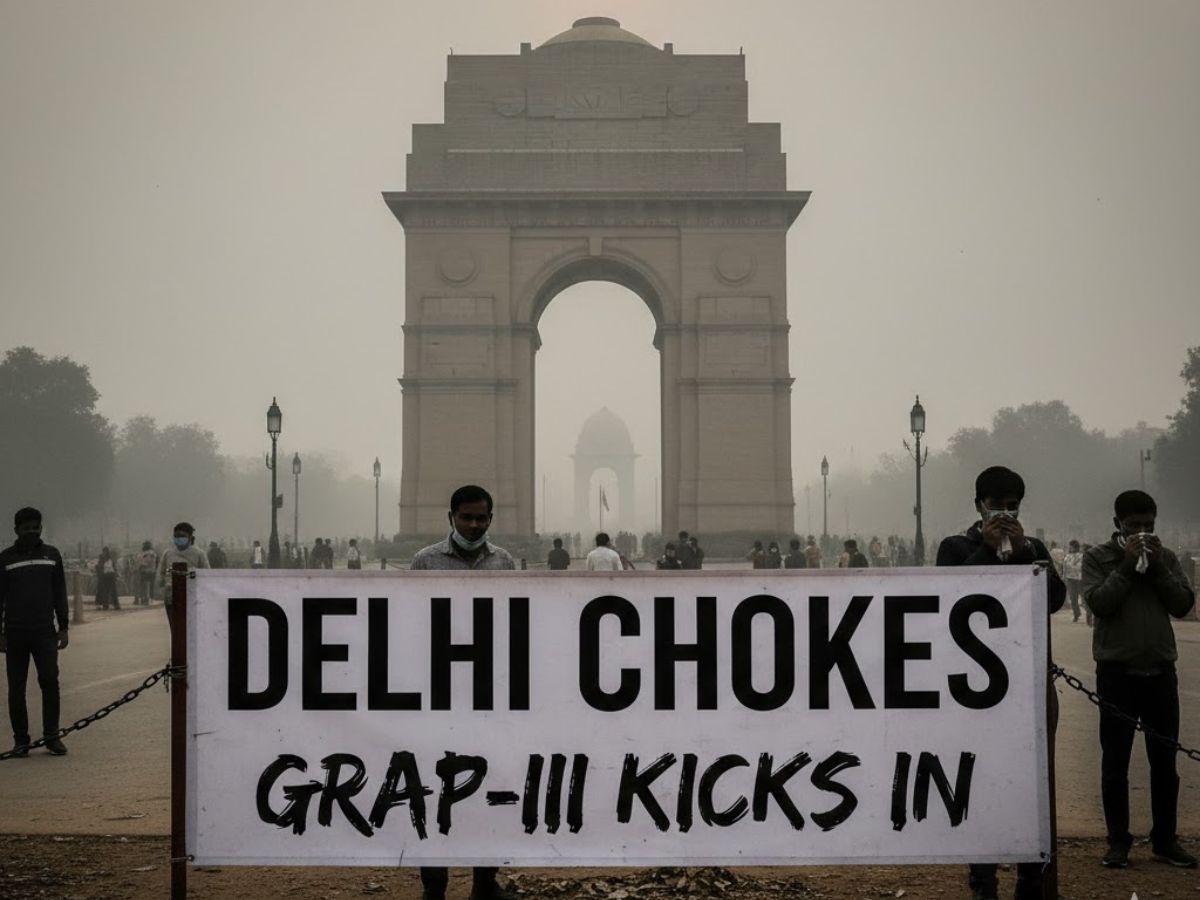 Delhi Chokes, GRAP-III Kicks In: What’s Shut Down and What’s Allowed