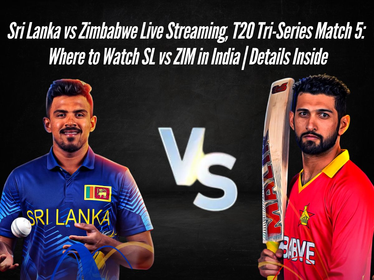 Sri Lanka vs Zimbabwe Live Streaming, T20 Tri-Series Match 5: Where to Watch SL vs ZIM in India | Details Inside