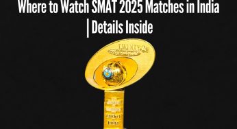 Syed Mushtaq Ali Trophy Live Streaming: Where to Watch SMAT 2025 Matches in India | Details Inside