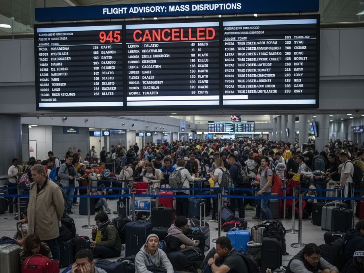 Government Shutdown Sparks Air Travel Crisis: 945 Flights Cancelled, Thousands Delayed