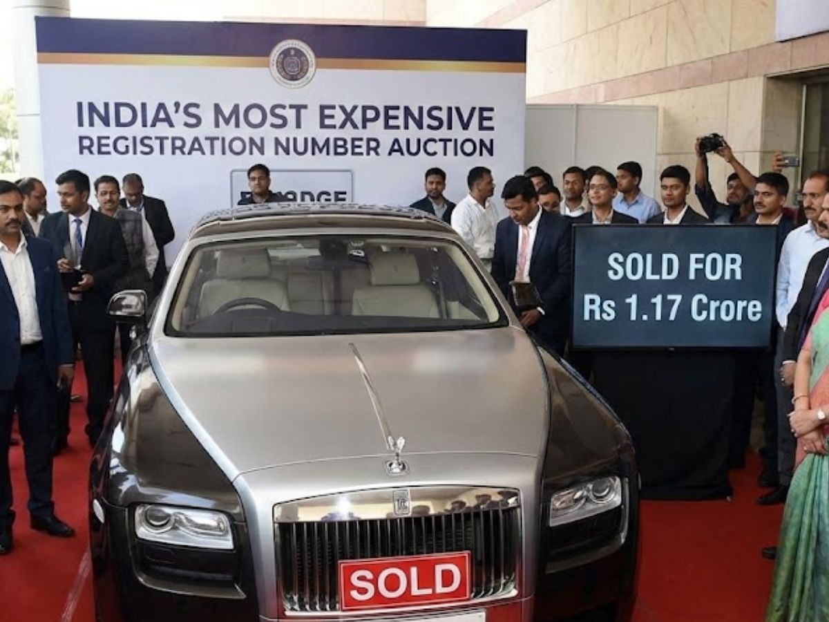 India’s This License Plate Becomes Most Expensive Vehicle Registration Number; Sold for Rs 1.17 Crore