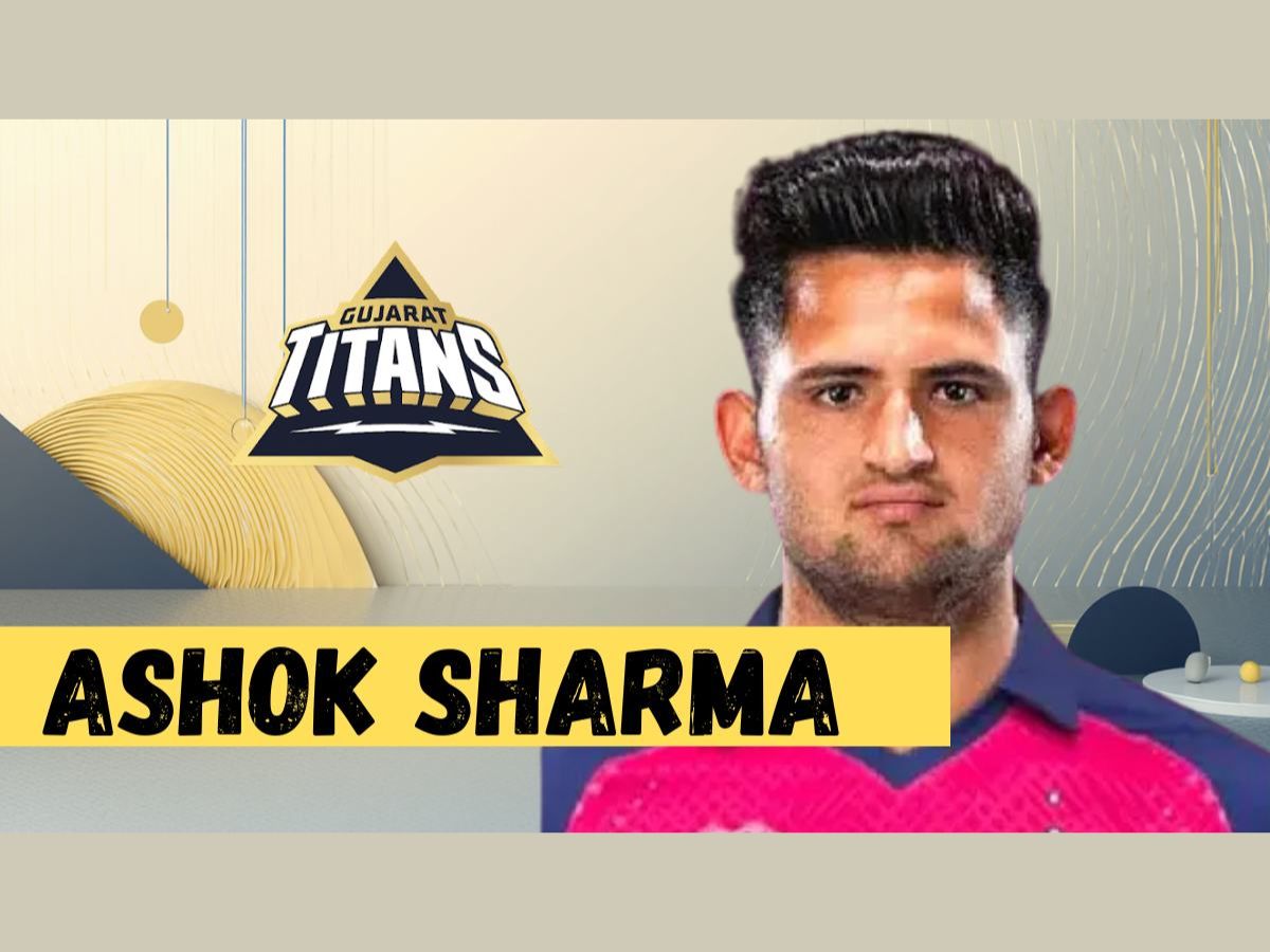 Who is Ashok Sharma? The 150 Kmph Pacer Gujarat Titans Bought for ₹90 Lakh | Bio, Stats & More