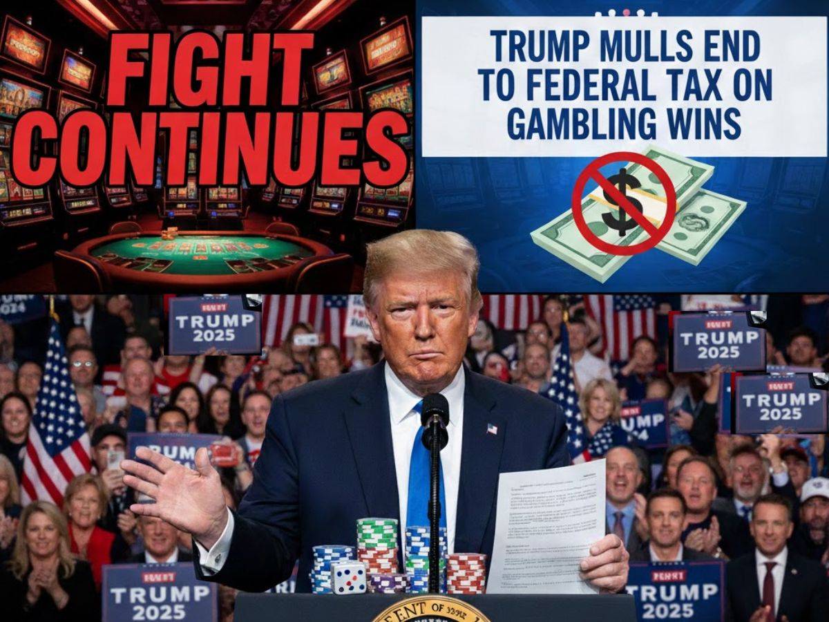 Gambling Tax Relief? Fight Continues as Trump Mulls End to Federal Tax on Gambling Wins