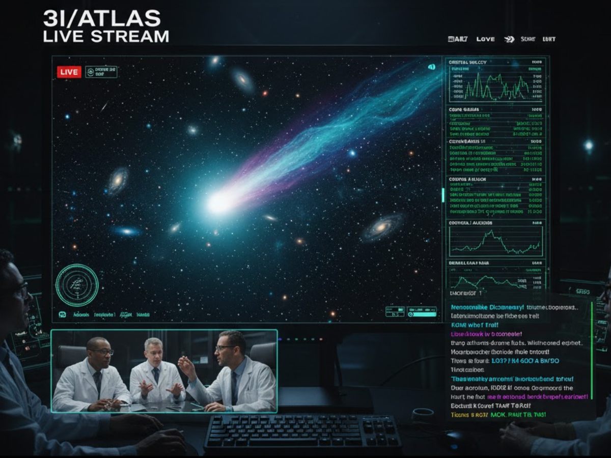 3I/ATLAS Comet Live Stream: Watch the Alien Visitor From Beyond Our Solar System