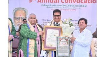 Kalinga Institute of Social Sciences Celebrates J.M. Meenu Malhotra’s Legacy with Honoris Causa Award