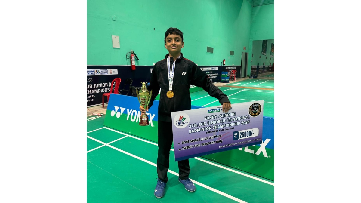 Surat Boy Vivaan Shah Wins Bronze at National Badminton Championship
