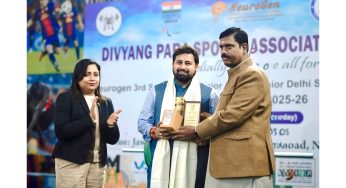 Vinay Kumar Dubey of VKDL NPA Advisory Council Honoured at Grand DPSA Para Powerlifting Championship