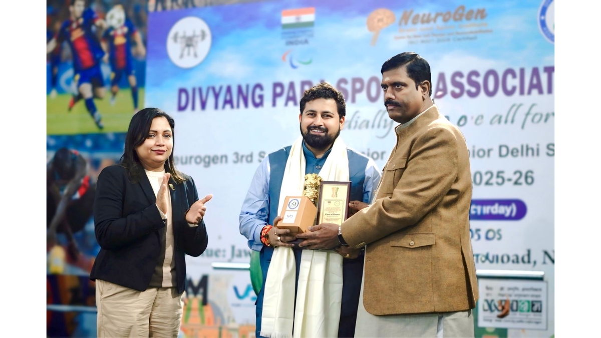 Vinay Kumar Dubey of VKDL NPA Advisory Council Honoured at Grand DPSA Para Powerlifting Championship