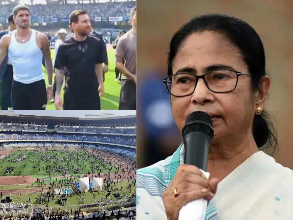 ‘Deeply Disturbed & Shocked’: CM Mamata Banerjee Apologises to Messi After Stampede Like Situation in Kolkata Stadium