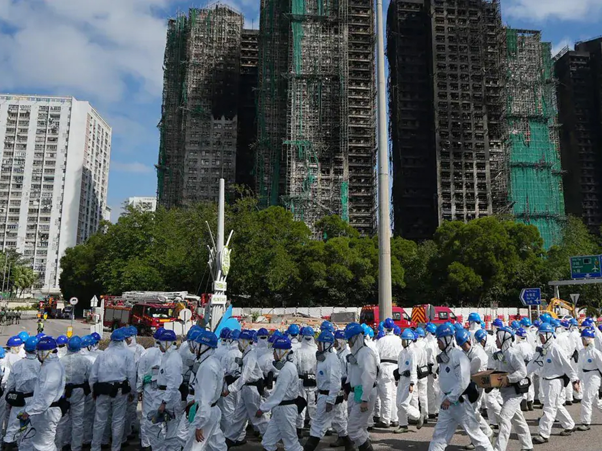 Hong Kong Tower Fire Horror: First Inside Pictures Show Scale of Destruction in Blaze That Killed 146 Residents | In Pics