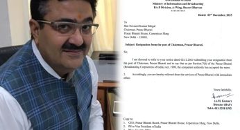 Who Is Navneet Kumar Sehgal & Why Did He Resign From Prasar Bharati With 1 Year Left in Tenure?