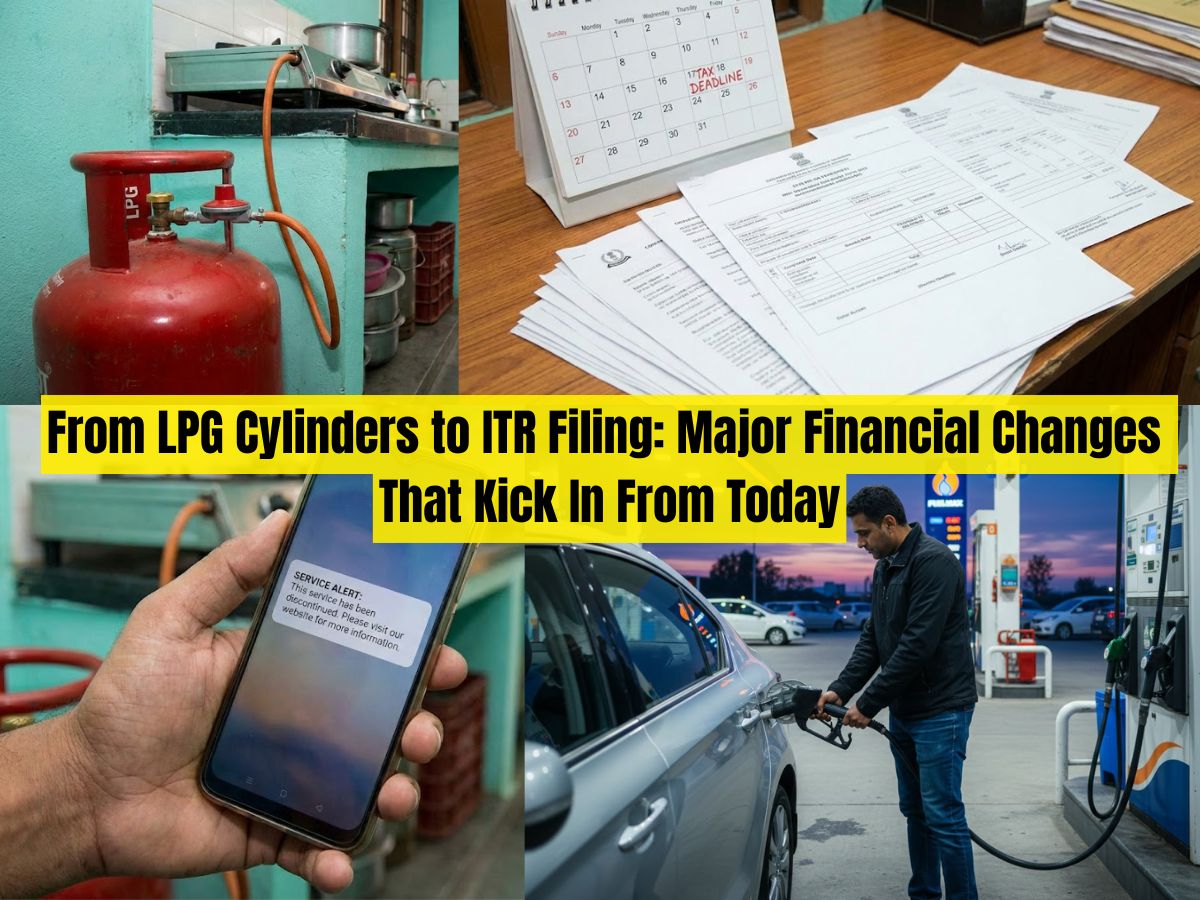 New Month, New Rules: Key Changes in LPG, Tax Deadlines and Discontinued Services from December 1