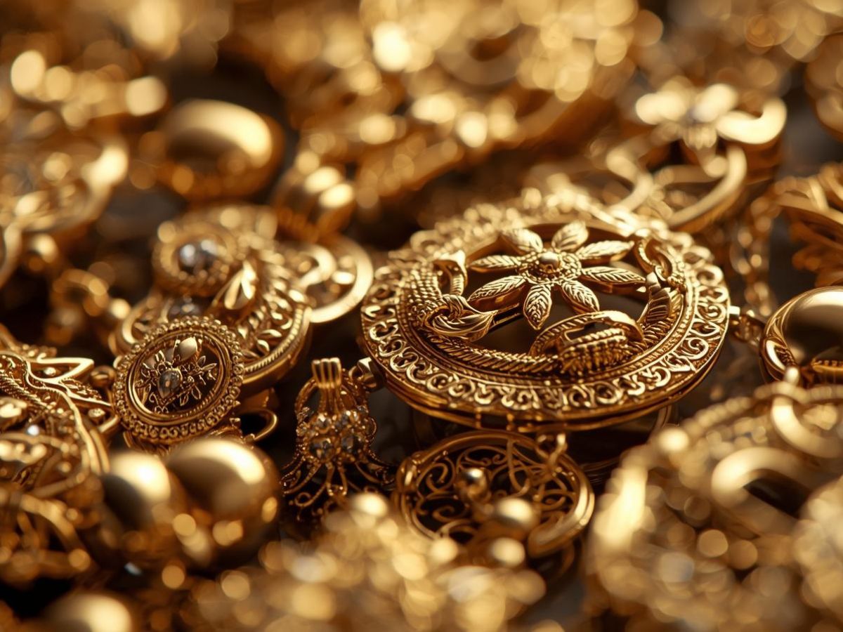 Gold Hits Record High in India: Check 22k, 24k Prices & Silver Rates Today