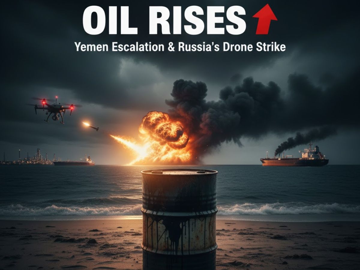 Oil Price Jumps: Oil Rises on Yemen Escalation and Russia’s Drone Strike Allegation