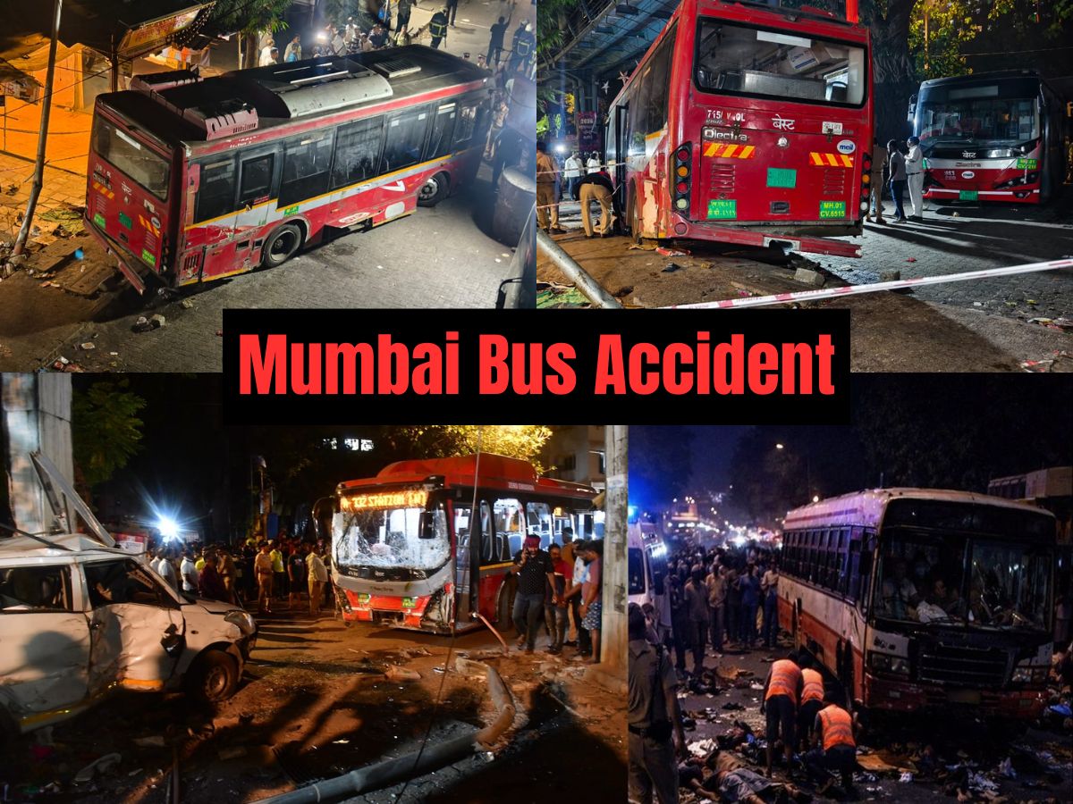 Mumbai Bus Accident: Four Killed as BEST Bus Reverses Into Crowd Near Bhandup Station; CM Announces Compensation