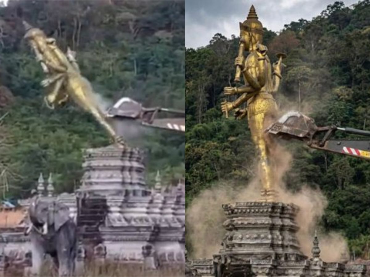 India Responds After Lord Vishnu Statue Damaged in Thailand-Cambodia Conflict Zone: ‘Was 100 Metres Inside Our Territory’