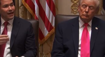 Donald Trump Struggles to Stay Awake During Lengthy Three-Hour Cabinet Meeting | WATCH