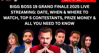 Bigg Boss 19 Grand Finale 2025 Live Streaming: Date, When & Where to Watch, Top 5 Contestants, Prize Money & All You Need to Know