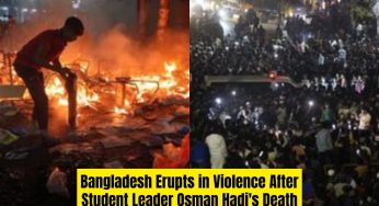 Bangladesh Erupts in Violence, Awami League, Media Offices Torched Over Hadi’s Death