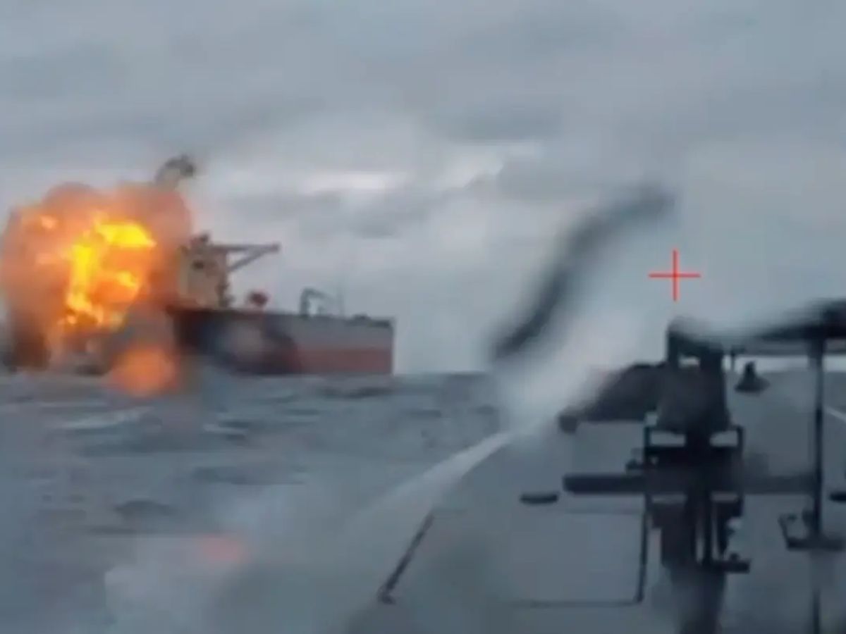 Ukraine Disables Another Russian ‘Shadow Fleet’ Tanker with Sea Drone Attack