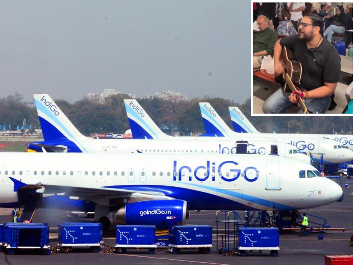Mumbai Airport Turns Musical: Stranded Passenger Starts Live Concert Amid IndiGo Chaos — Video Goes Viral