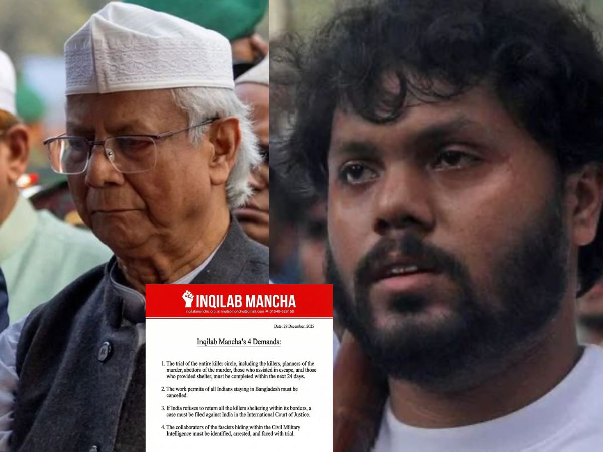 ‘Suspend Work Permits of Indians’: Osman Hadi’s Student Wing Issues 24-Hour Ultimatum to Yunus Govt