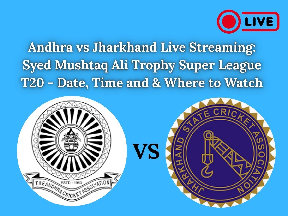 Andhra vs Jharkhand Live Streaming: Syed Mushtaq Ali Trophy Super League T20 – Date, Time and & Where to Watch