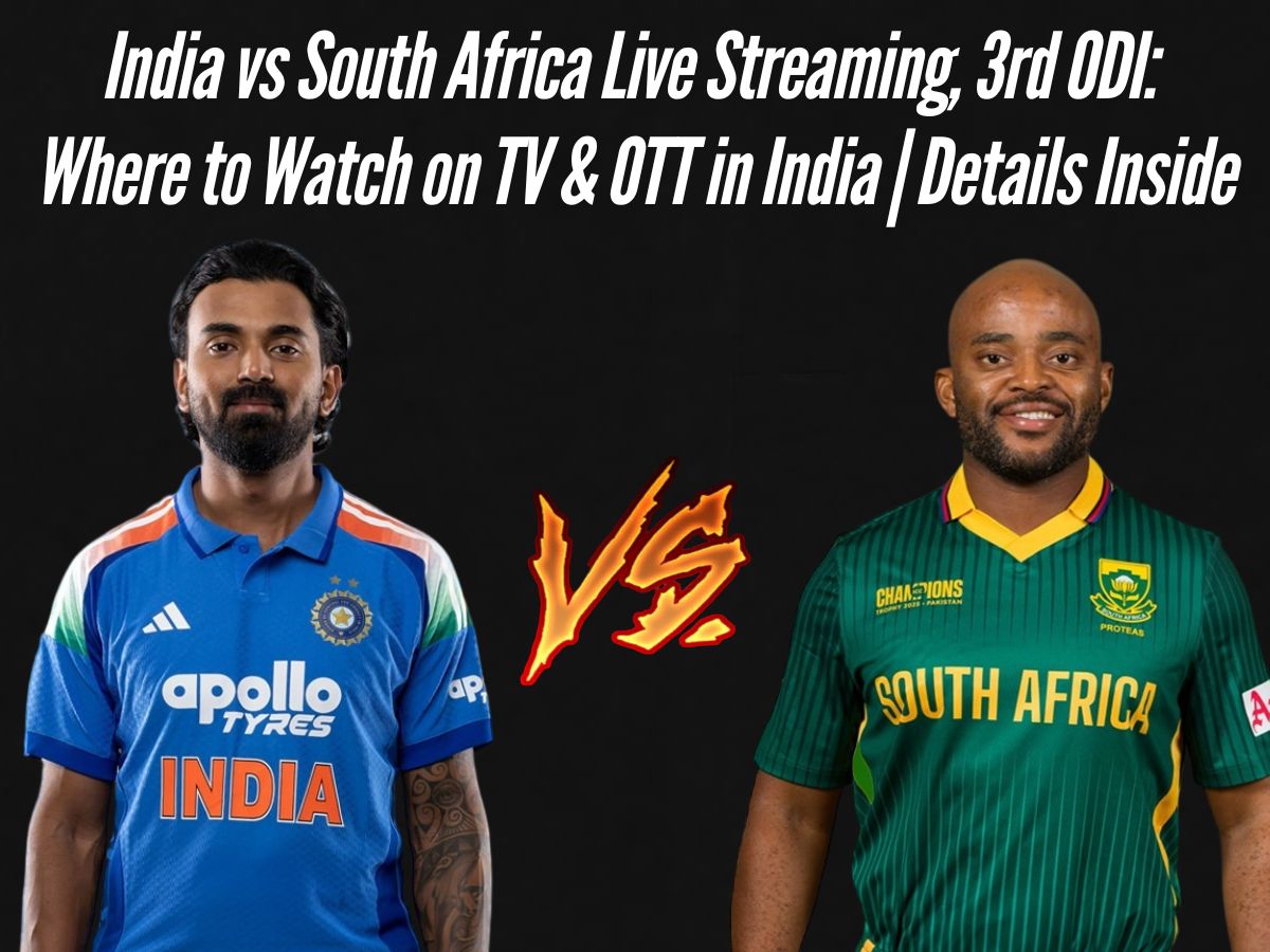 India vs South Africa Live Streaming, 3rd ODI: Where to Watch on TV & OTT in India | Details Inside