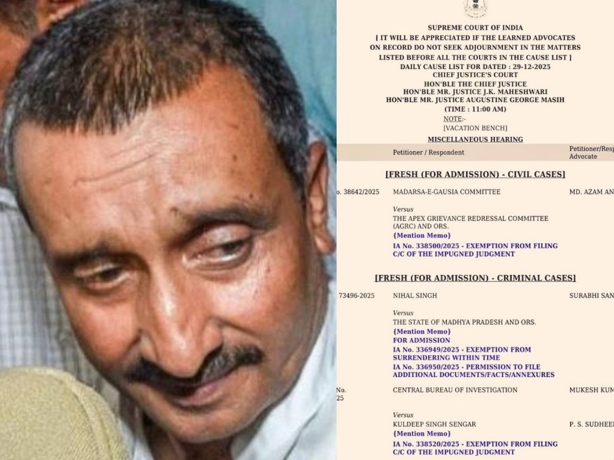 Unnao Rape Case: Supreme Court to Hear CBI Challenge Against Bail to Kuldeep Sengar