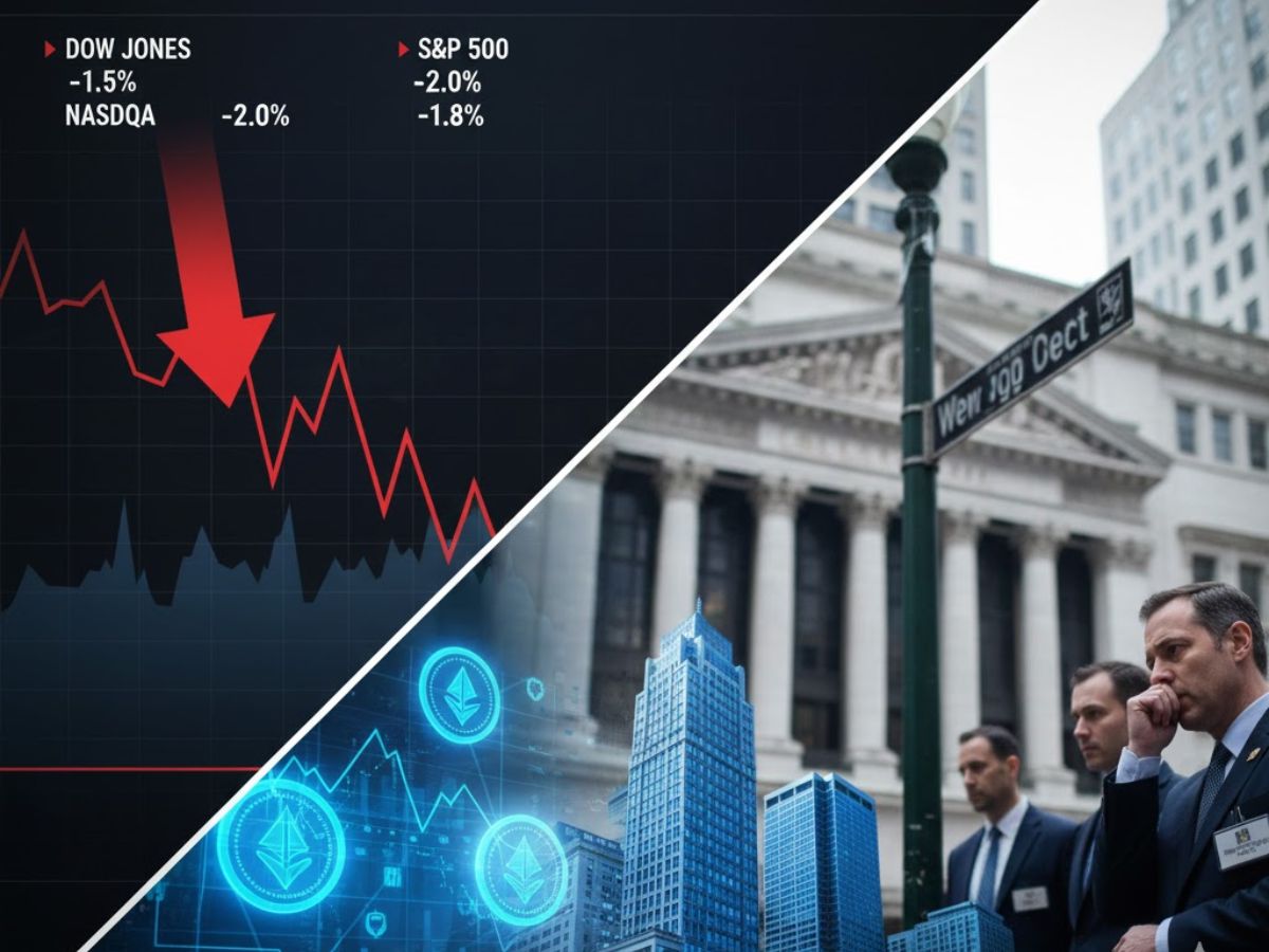 Wall Street Dips Ahead of Fed Decision; Crypto, Real Estate Stocks Lead Declines