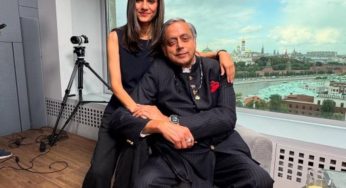 Minister of External ‘Affairs’: Netizens Go Wild Over Shashi Tharoor’s ‘Very Close’ Pic with Runjhun Sharma