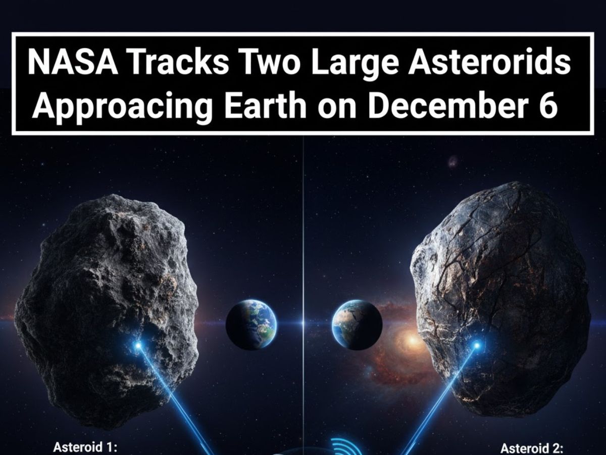 Two Airplane-Sized Asteroids Set for Close Earth Flyby Today, NASA Confirms
