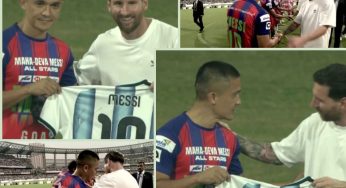 GOAT Meets India’s Pride: Lionel Messi’s Heartwarming Gift to Sunil Chhetri Steals the Show in Mumbai